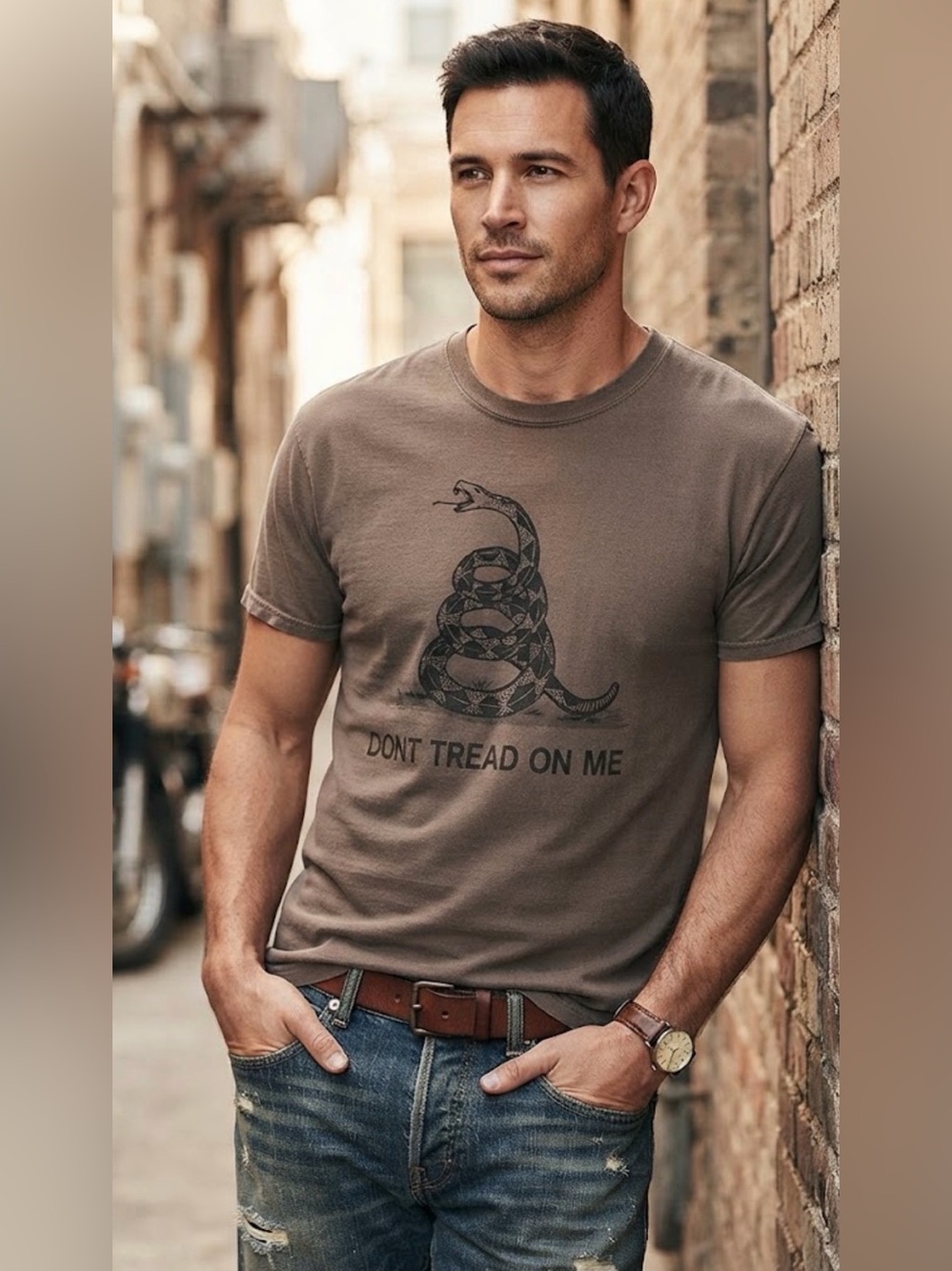 Don’t Tread On Me Rattlesnake Graphic Tee